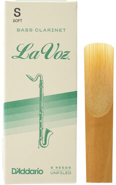 DAddario Woodwinds La Voz Bass Clarinet S