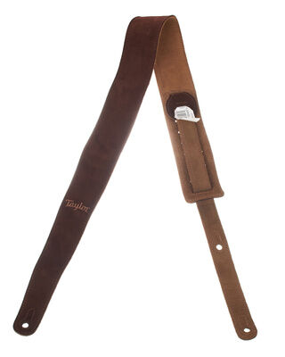 Taylor All-Suede Guitar Strap Brown