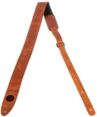 Harley Benton Longbody Leather Strap Natural