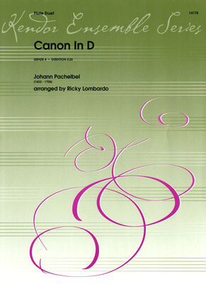 Kendor Music Pachelbel Canon in D Flutes