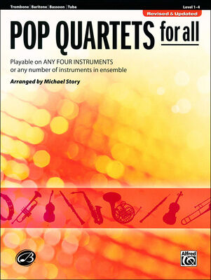 Alfred Music Publishing Pop Quartets For All Trombone