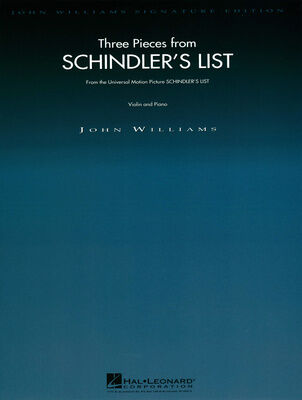 Wise Publications Three Pieces Schindler's List