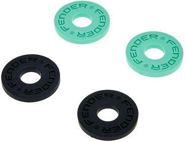 Fender Strap Blocks Black/Surf Green