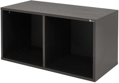 Fun Generation Vinyl Shelf Two Black