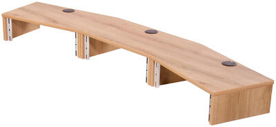 Thon Studio Ext. Desk 3U oak curved