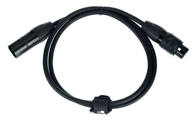 Stairville PDC3BK IP65 DMX Cable 1m 3pin