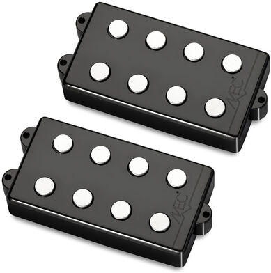 MEC MM-Style Pickup Set BLK Chrome