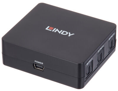 Lindy 3 Port TosLink Splitter