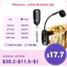 XIAOKOA-UHF Wireless saxofone microfone receptor  transmissor  160ft gama  Plug and Play