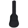 vidaXL Saco guitarra p/ guitarra clássica 1/2 94x35 cm tecido preto