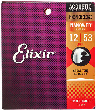 Elixir Nanoweb Light Phosphor Bronze