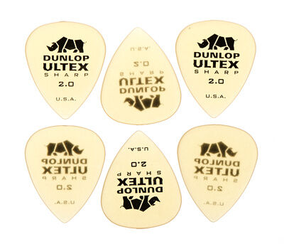 Dunlop Ultex Sharp Player's Plektrum Set 2.0