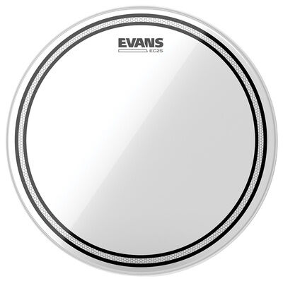 Evans 14"" EC2S/SST Tomfell  transparent