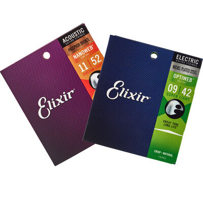 Elixir Acoustic/E-Guitar Bundle