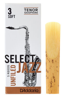 DAddario Woodwinds Select Jazz Unfiled Tenor 3S