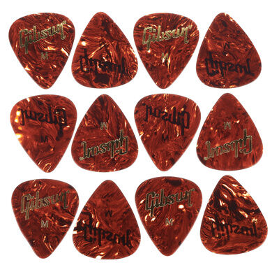 Gibson Tortoise Picks Medium 12pc