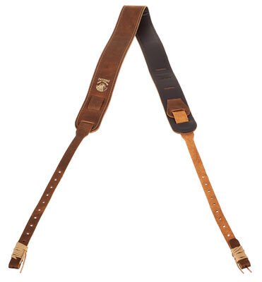 Deering Stitch. Leather Banjo Strap BR