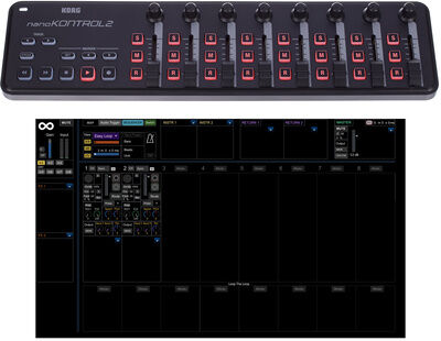 LiveLoop Korg nanoKONTROL 2 Lite Set