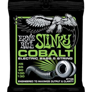 Ernie Ball 2736 Bass Cobalt Slinky 5-string 045-130