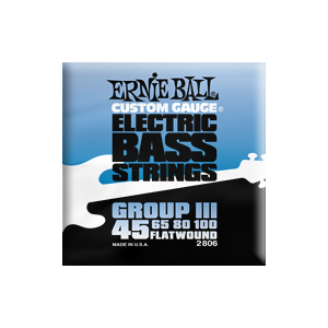 Ernie Ball 2806 Bass Flatwound Stainless 045-100
