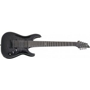 Schecter Hellraiser Hybrid C-8 - 8-Strängad Elgitarr, Trans Black Burs