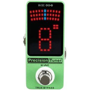 TOMTOP JMS M-VAVE Precision Tuner Pedal LED Display with True Bypass for Chromatic Guitar Bass