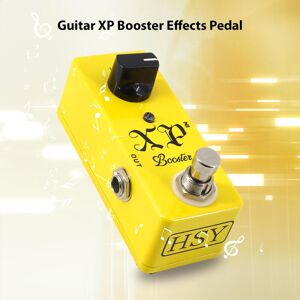 TOMTOP JMS Guitar XP Booster Pedal Electric Guitar Effects Pedal True Bypass Zinc Alloy Shell DC 9V 6.35mm