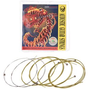 TOMTOP JMS Alice A406 Series Acoustic Folk Guitar Strings Set Stainless Steel Wire Steel Core Coated Copper