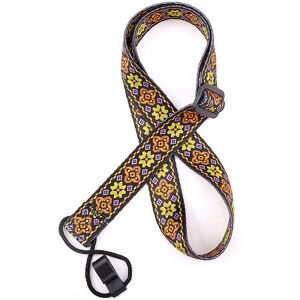 HOD Health&Home 2Pcs For Ukulele Guitar Adjustable Sling With Hook Vintage Ethnic Style Straps Ra16 High Quality Polyester Material Hipster