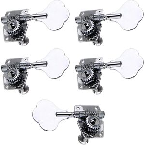 TOMTOP JMS 1PCS Left & 4PCS Right Bass Tuner Peg Guitar Tuning Pegs