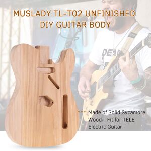 TOMTOP JMS Muslady TL-T02 Unfinished Electric Guitar Body TELE Electric Guitar Barrel