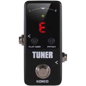 TOMTOP JMS KOKKO FTN2 MINI Chromatic Guitar Tuner Pedal with LED Display True Bypass Guitar Effects Pedal for