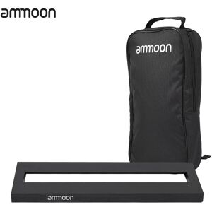 TOMTOP JMS Ammoon DB-1 Mini Aluminum Alloy Guitar Pedal Board with Carrying Bag Tapes