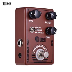 TOMTOP JMS Dolamo D-11 Vintage Distortion Guitar Effect Pedal with Volume Filter and Distortion Controls True