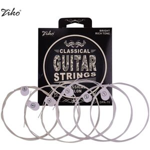 TOMTOP JMS ZIKO DPA-70 Classical Guitar Strings Normal Light Tension Silver Wound Nylon String Anti-Rust Set