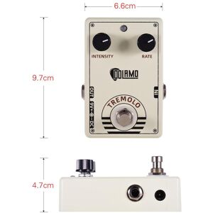 TOMTOP JMS Dolamo D-13 Vintage Style Tremolo Guitar Effect Pedal with Intensity and Rate Controls True Bypass