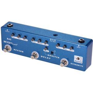 TOMTOP JMS MOSKY RD5 5-in-1 Guitar Multi-Effects Pedal Reverb + Delay + Booster + Overdrive + Buffer Full