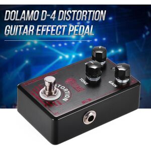 TOMTOP JMS Dolamo D-4 High Gain Distortion Guitar Effect Pedal True British Style Effect Pedal with True