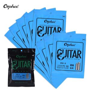 TOMTOP JMS Orphee RX-3 Single String Replacement for Electric Guitar 3rd G-String (.016) 10-Pack Nickel Alloy
