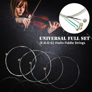 TOMTOP JMS Universal 10 Sets (E-A-D-G) Violin String Steel Core Nickel-silver Wound