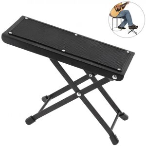 Musical 3 1pc Metal Folding Guitar Footstool Rest Anti-Slip Stand Height Adjustable Foot Rest Stand Footboard