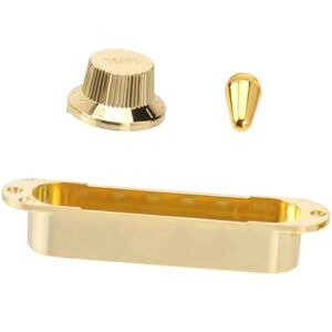 SUPVOX 2pcs Electric Guitar Accessories Guitar Pickups Guitar Knobs Accessories for Guitar Pickup Truck Accessories Guitar Accessory Gold Knobs Bling Accessories Knob Tip Lip Gloss Brass