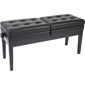 KINSMAN KPB20BK Double Piano Bench - Satin Black, Black