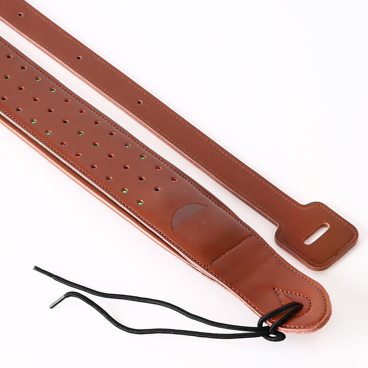 Stellar System LED Guitar Strap - Brown/White LED