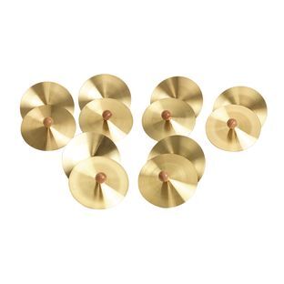 Brass Cymbals  Set of 6 by Excellerations