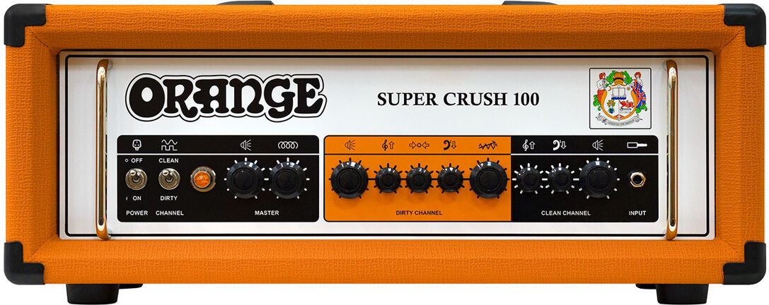 Orange Orange Super Crush 100 Watt Amplifier Head, Orange