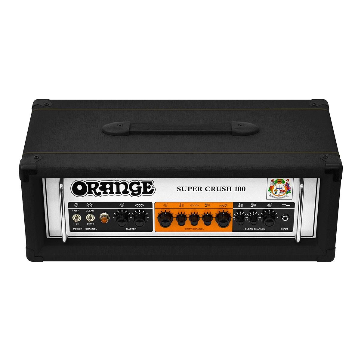 Orange Orange Super Crush 100 Watt Amplifier Head, Black
