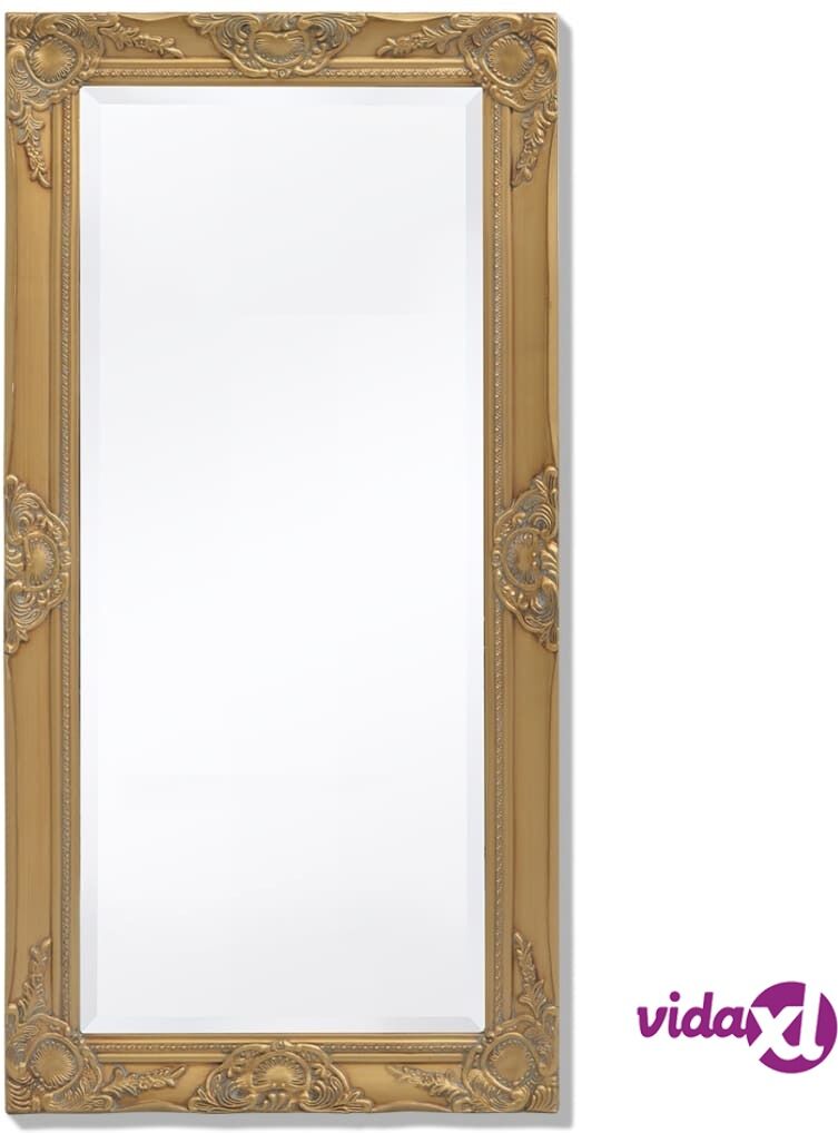 vidaXL Wall Mirror Baroque Style 100x50 cm Gold