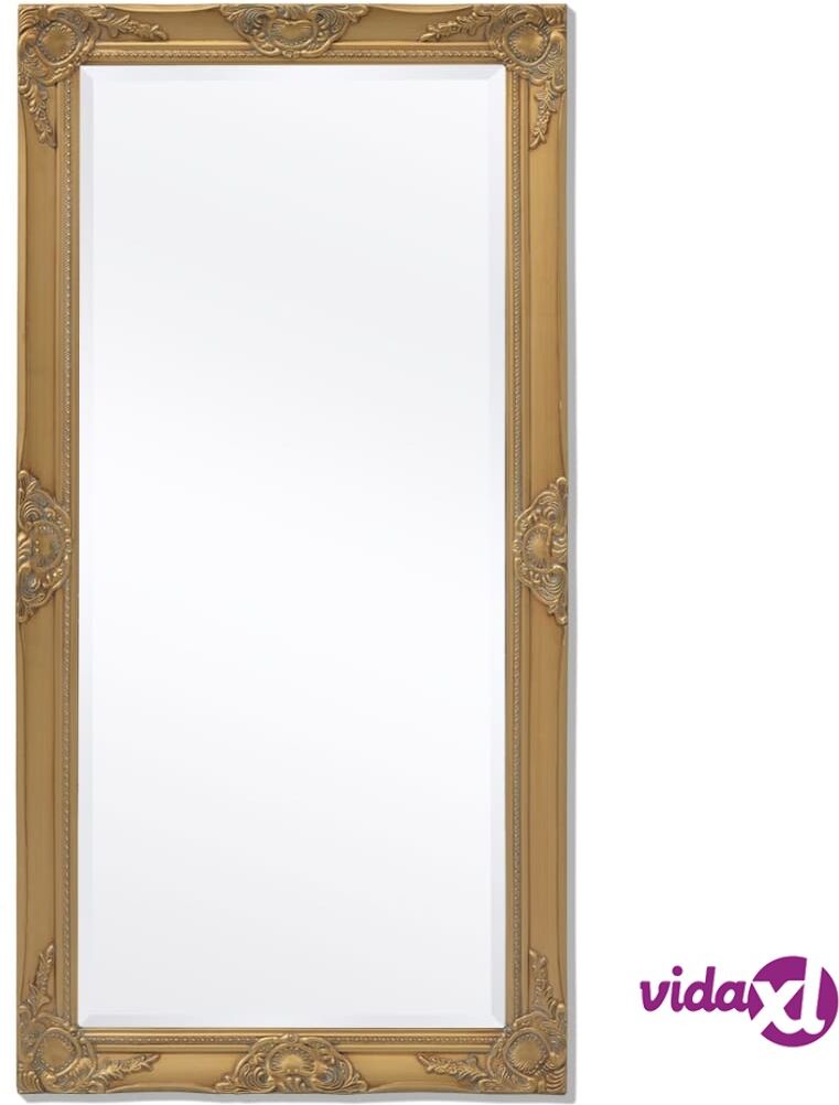 vidaXL Wall Mirror Baroque Style 120x60 cm Gold