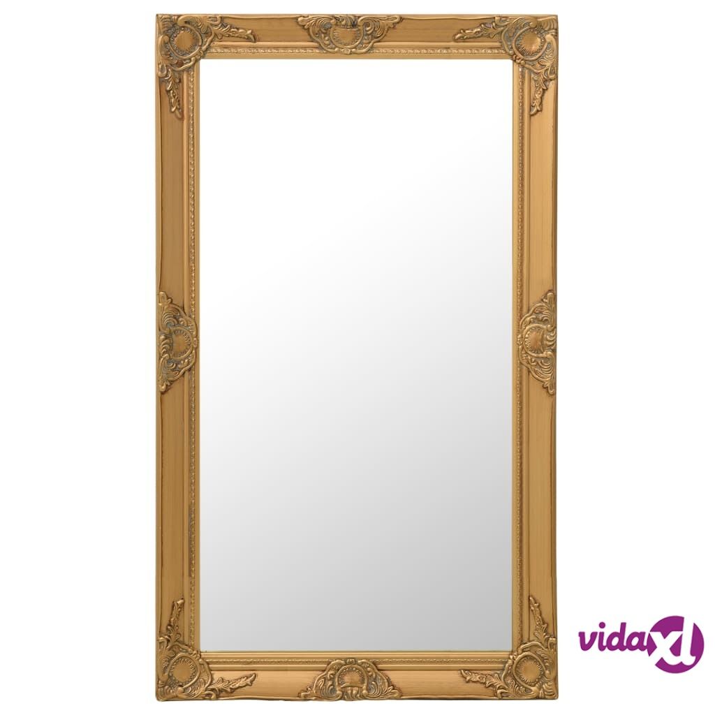 vidaXL Wall Mirror Baroque Style 60x100 cm Gold